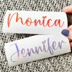 2pcs Custom Name Vinyl Decal Personalized Water Bottle Name Sticker Hen Party Decor Bridal Decals Gift Box Sticker Free Shipping