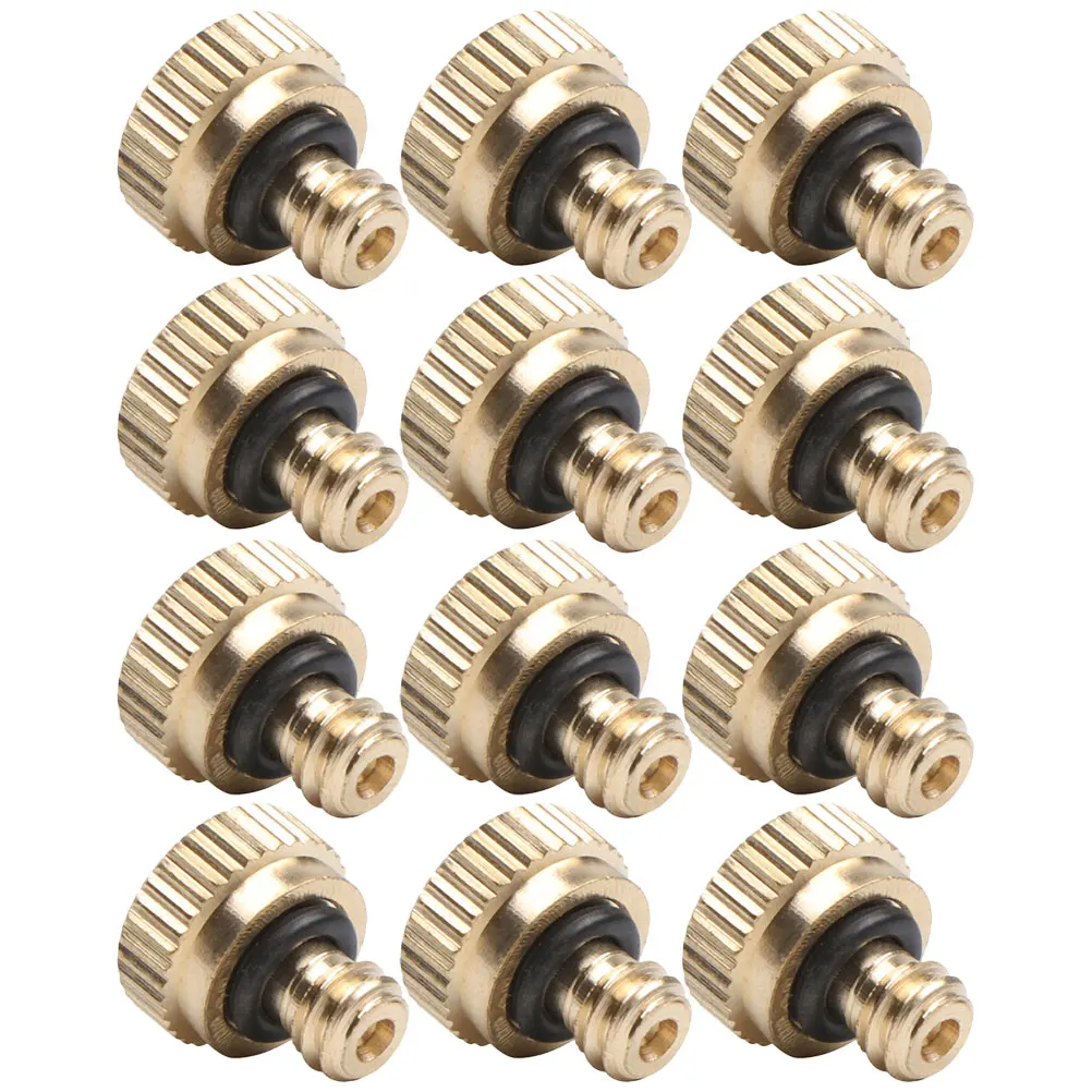 

12Pcs Atomizing Nozzle 0 2Mm Low Pressure Brass Stainless Steel Misting Sprayer For Hose Outdoor Cold Water Garden Supplies