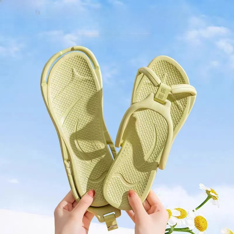 Portable Folding Slippers Travel Men Swimming Bathing Anti-slip Business Trip Supplies Women New Lightweight Flip Flops