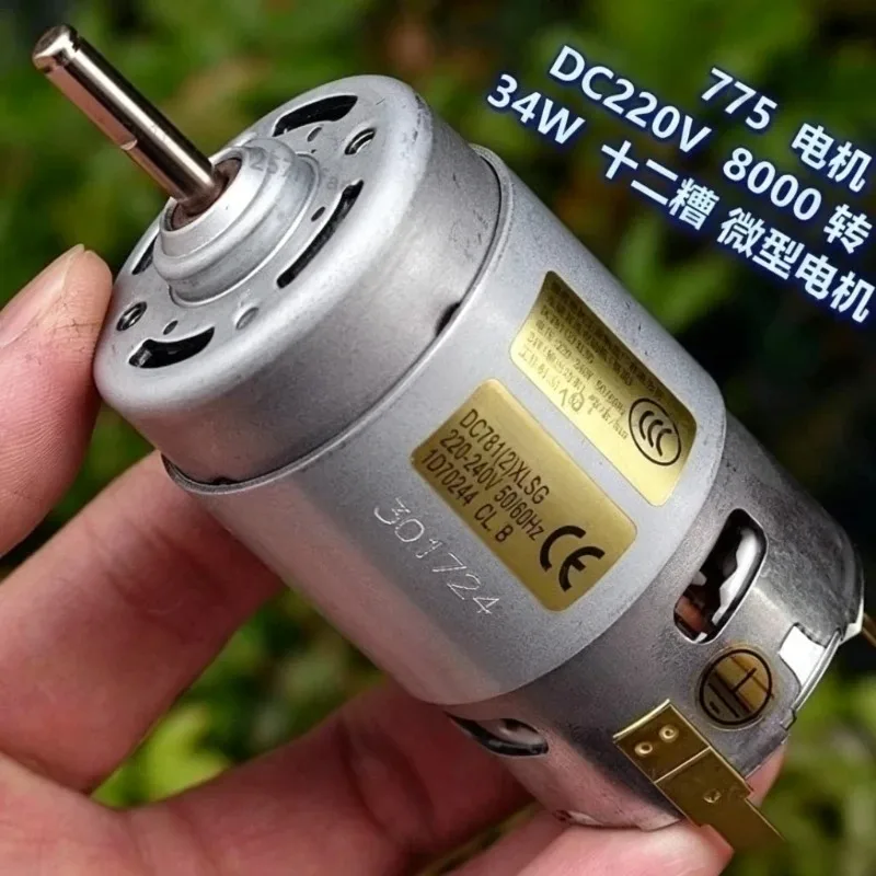 220V 130W 775 Permanent Magnet DC Generator Motor Mini Electric for DIY Science Teaching Experiment