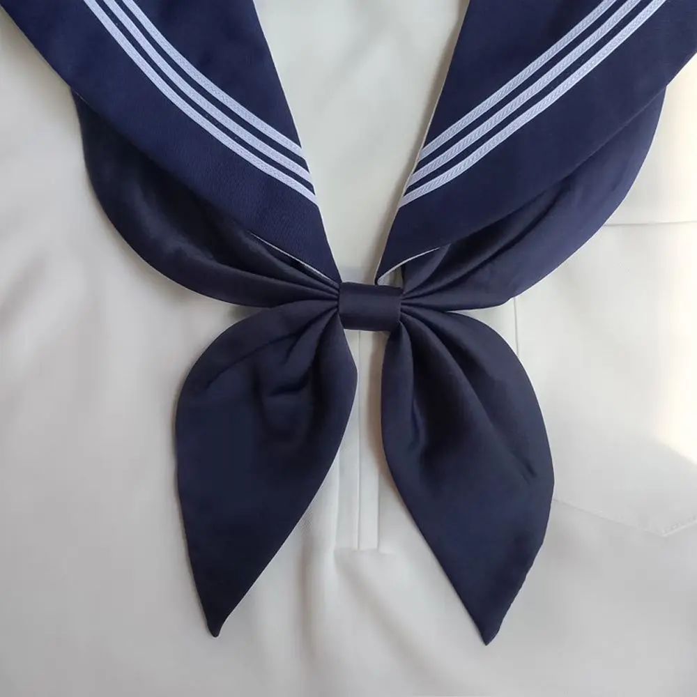 New Business School Costume Sailor suit Classic Shirt Accessory Satin Cravat Ribbon Tie JK Bow Tie Neck Ties