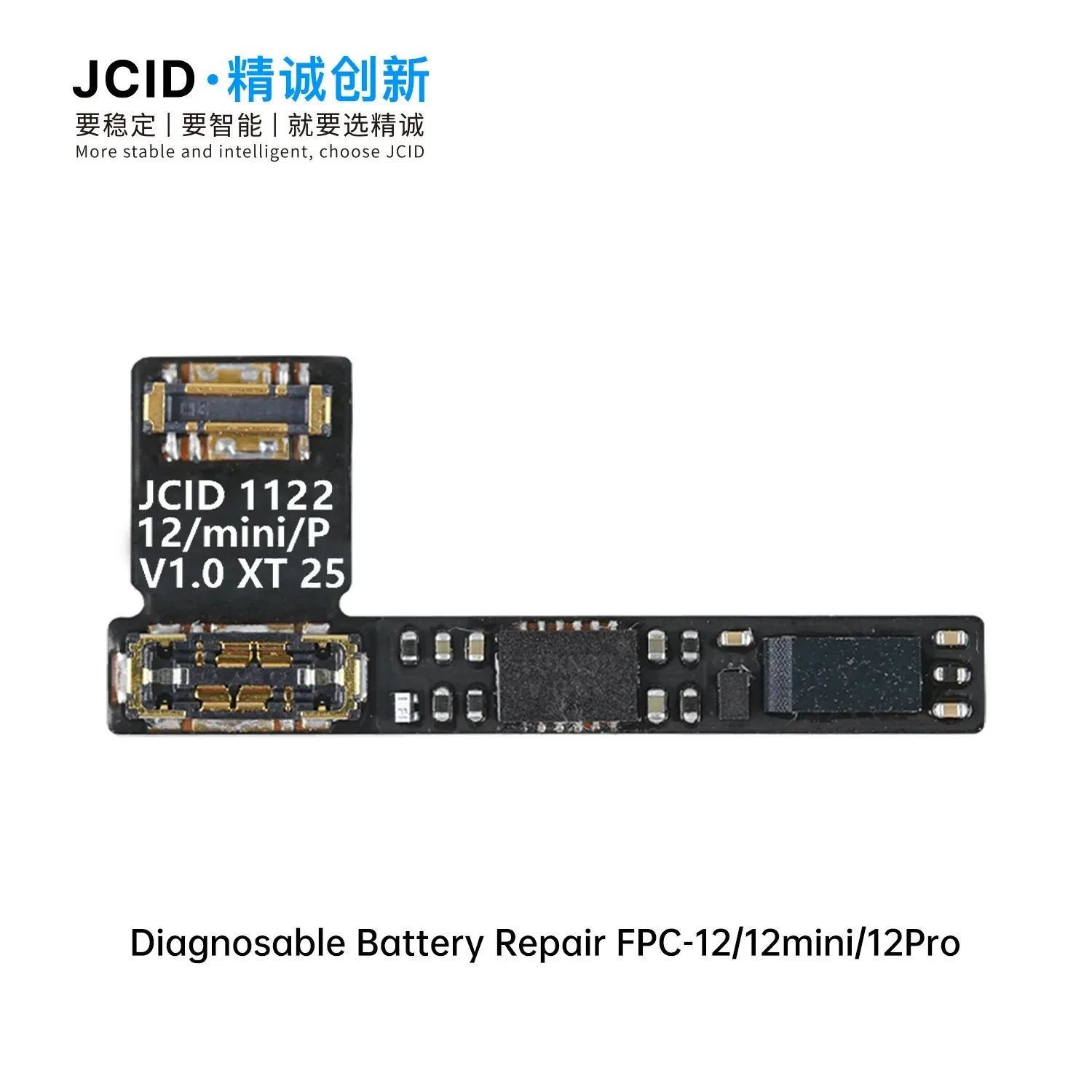 JCID JC Diagnosefähiges Batterie-Reparatur-FPC-Flexkabel für iP 12-15 Pro Max Serien-Batterien, die keine Diagnose-Tools ausführen können, Set – Detail 2