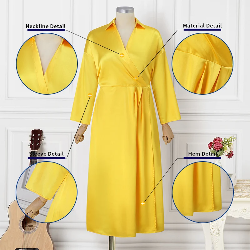 

Плюс размер 5XL VONDA женское атласное платье модное элегантное однотонное сексуальное сарафан с v-образным вырезом повседневная уличная одежда халат вечерняя вечеринка Vestidos