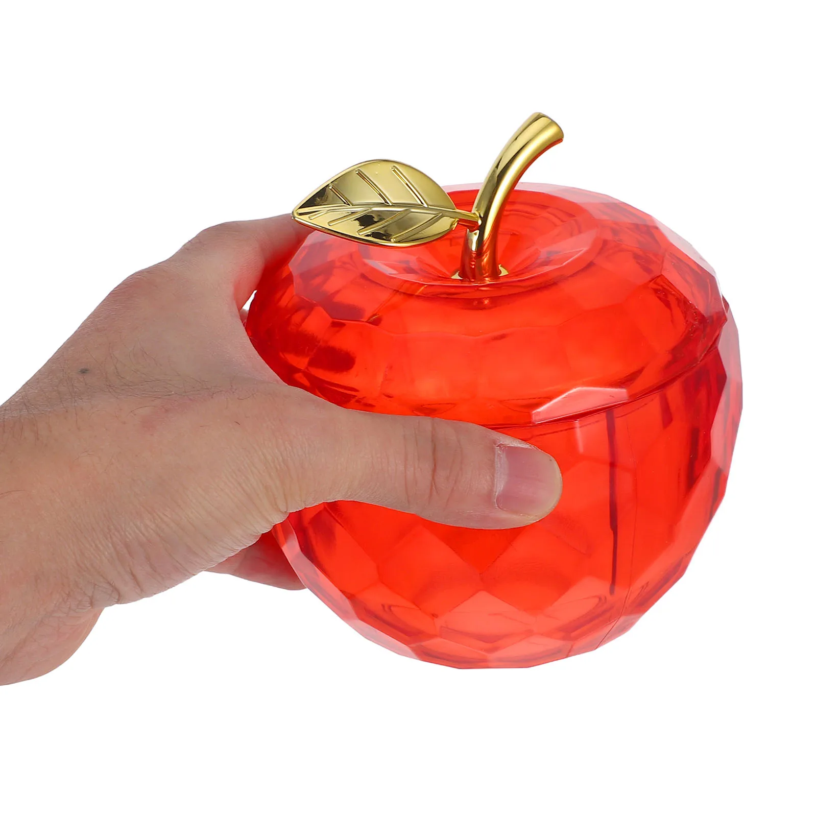 

Large Plastic Apple Container Candy Jar Decorative Lid Christmas Candy Storage Container Party Favor Teacher Appreciation