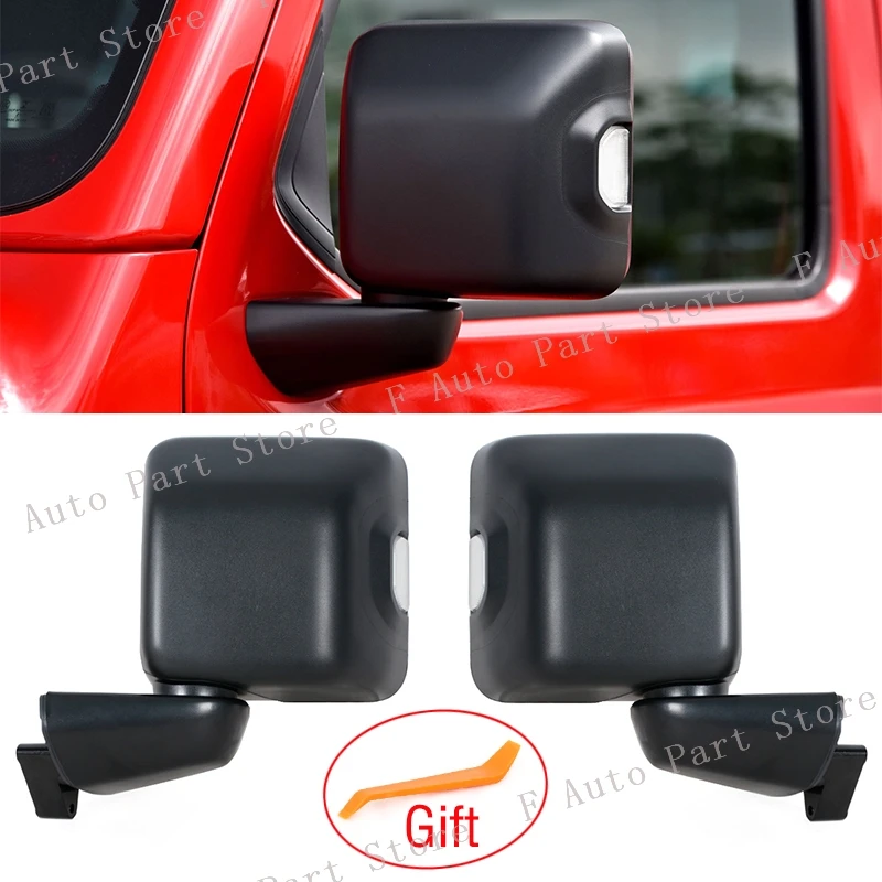 

For Jeep Wrangler JL 2018 2019 2020 2021 2022 2023 Exterior Side Mirror Assembly Assy Rearview Mirror Cover Frame Glass