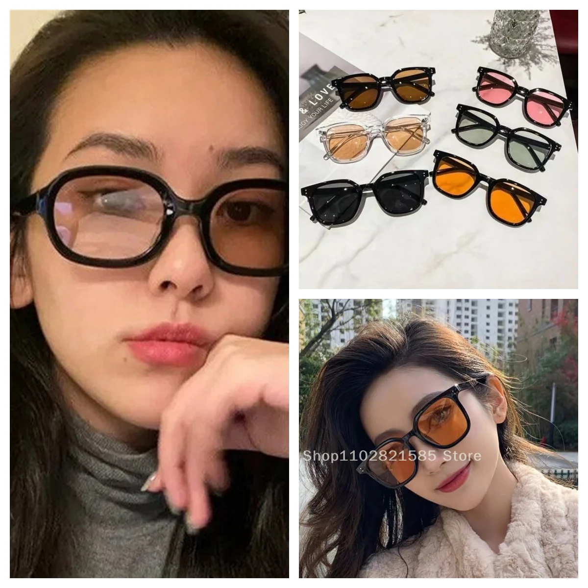 

Unisex Vintage Sunglasses UV400 Protective Anti-Blue Light Shades for Outdoor Summer Activities and Photography