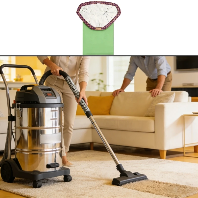 Pack of 24 Practical Filter Dust Bag for 107314 6QT Vacuum Cleaner Storage Space Quick Installation Fabric Construction