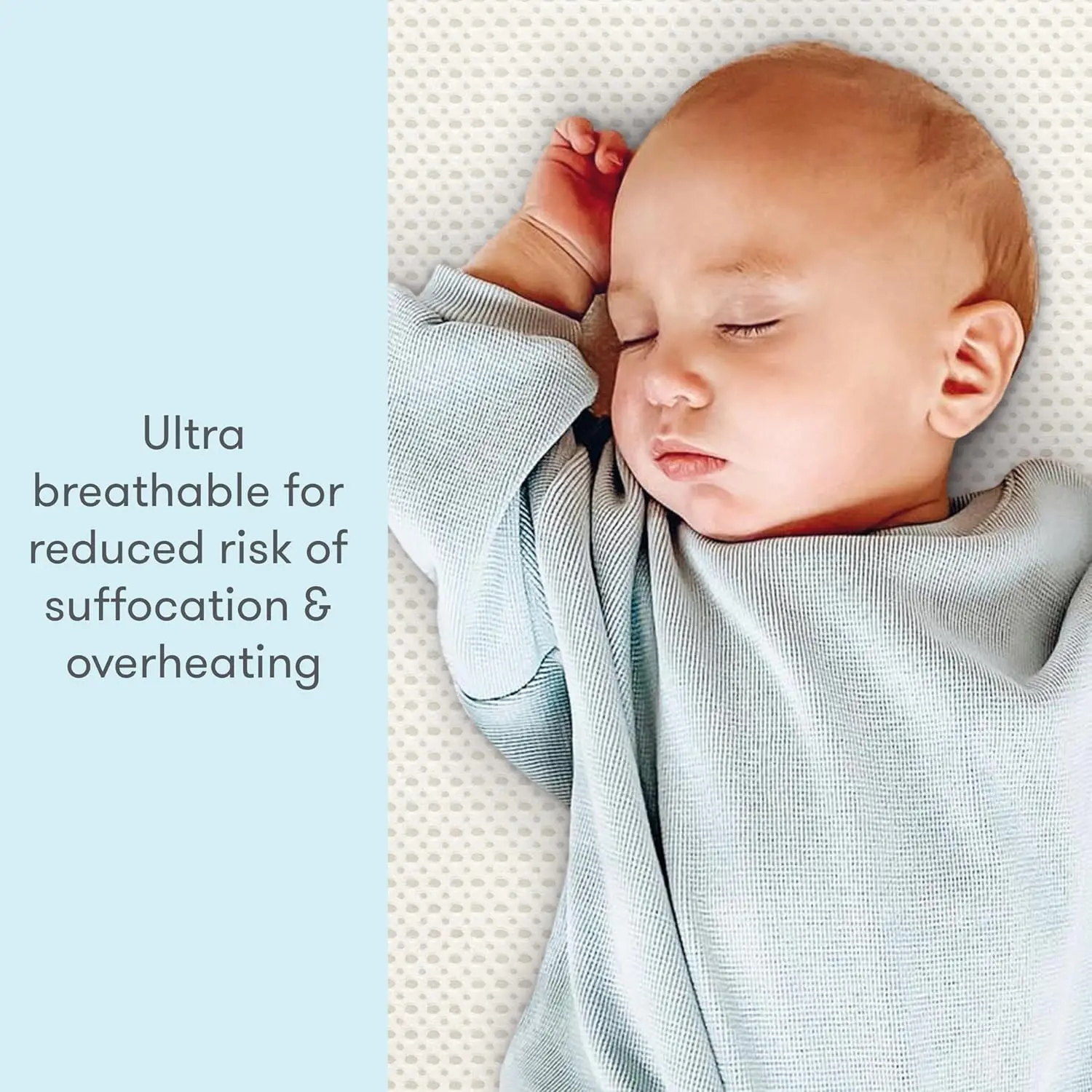 مرتبة سرير أطفال نيوتن بيبي الأساسية - مرتبة سرير أطفال آمنة وفائقة التهوية وقابلة للغسل في الغسالة