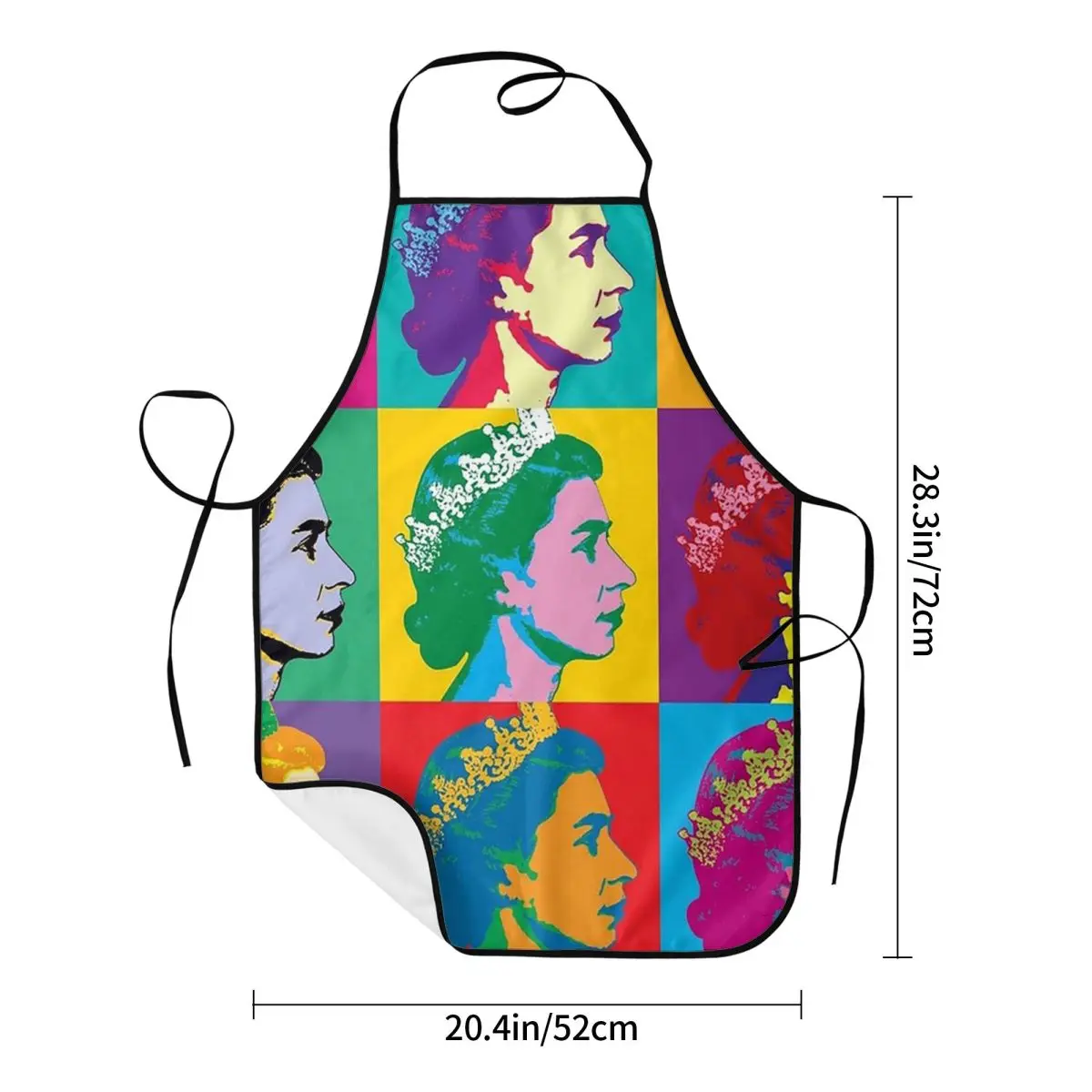 Elizabeth Ii X Long Live The Queen Apron Chef Cooking Cuisine Tablier Waterproof Bib Kitchen Cleaning Pinafore for Women Men