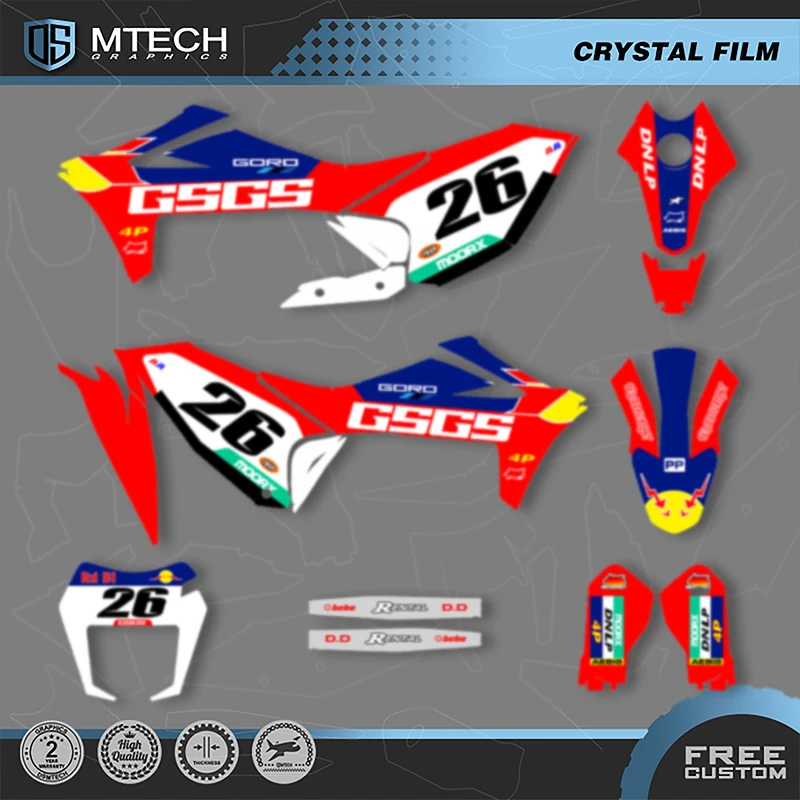 

DSMTECH MOTOR Custom Team Graphics Backgrounds Decals Stickers Kit For GASGAS GAS GAS 2022 2023 2024 SM 700 ES 700 005