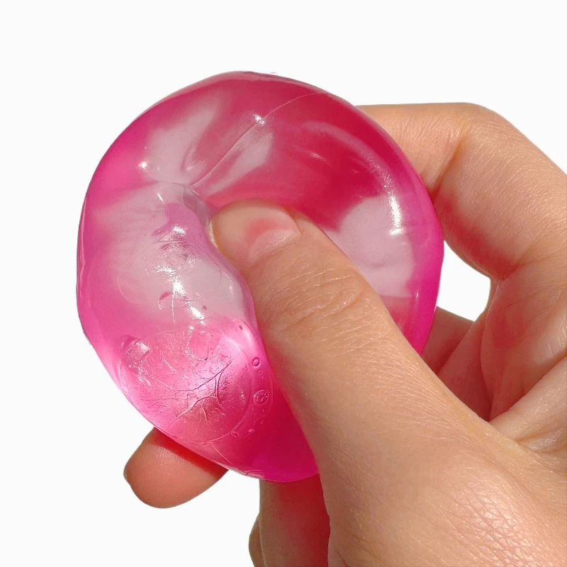 スクイーズアイスキューブ麦芽糖フィジェットおもちゃソフト餅抗ストレススクイーズおもちゃ透明正方形減圧ギフト子供大人向け