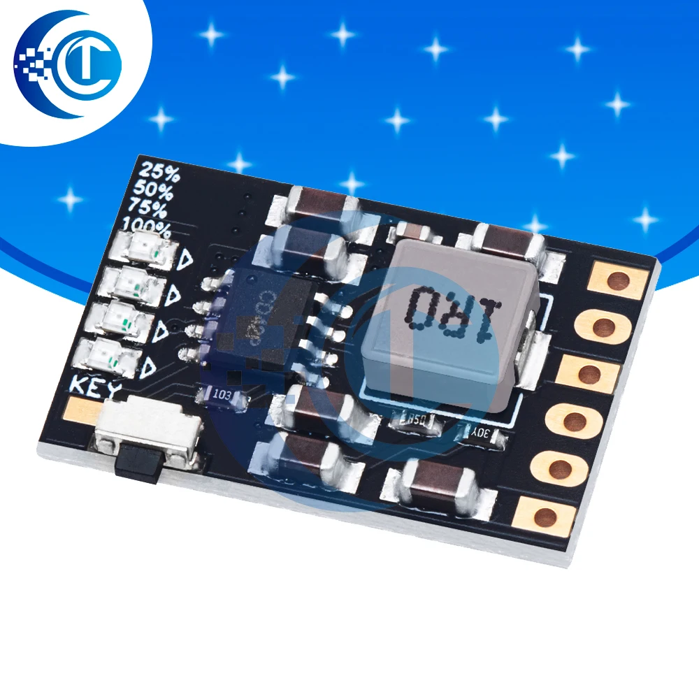 CD42 2A 5V charging and discharging integrated module 3.7V/4.2V lithium battery boost mobile power supply charging and dischargi