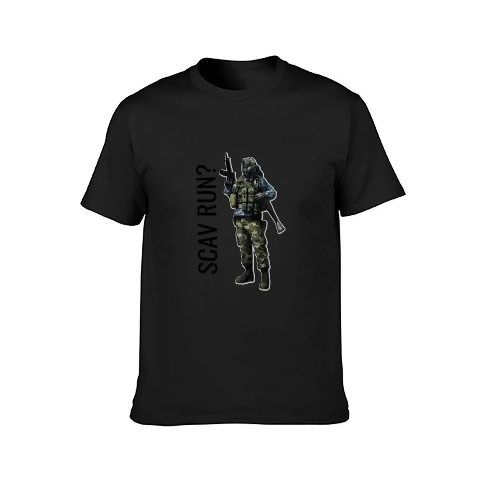 Scav Run? - Escape from Tarkov T-Shirt sports fans vintage tees men workout shirt