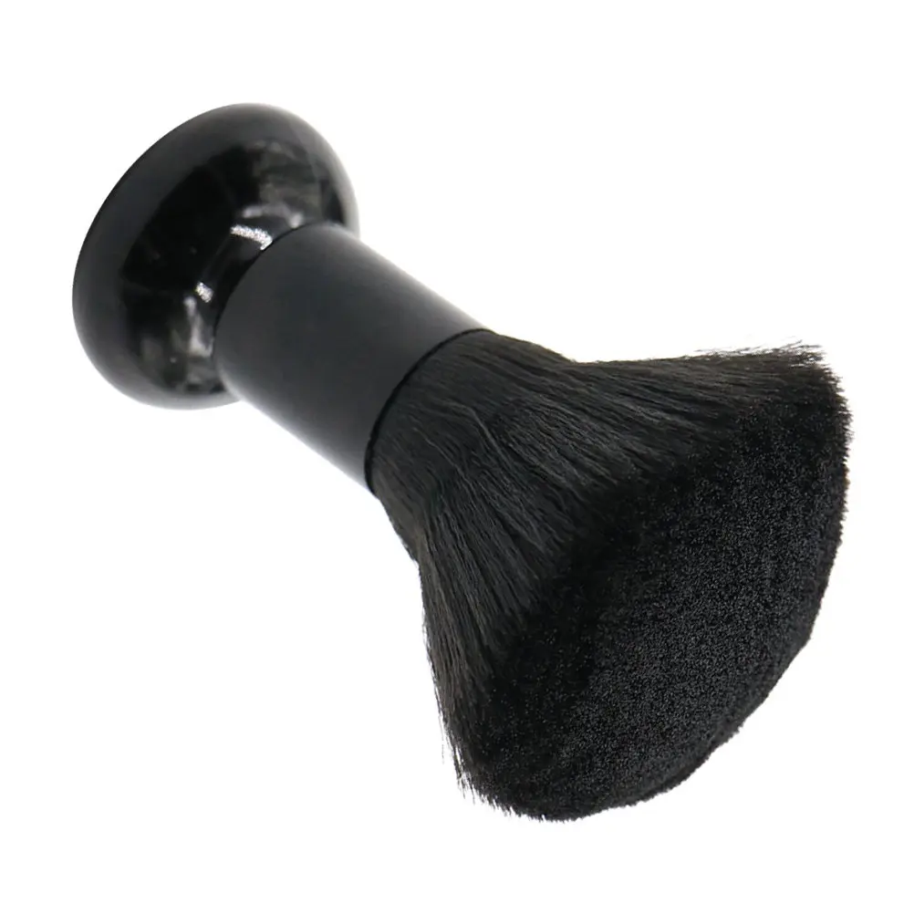 

Professional Hair Cleaning Brush Black Lightweight Portable Handle Comfortable Skin-Friendly Fibers for Barber Salon Shaving
