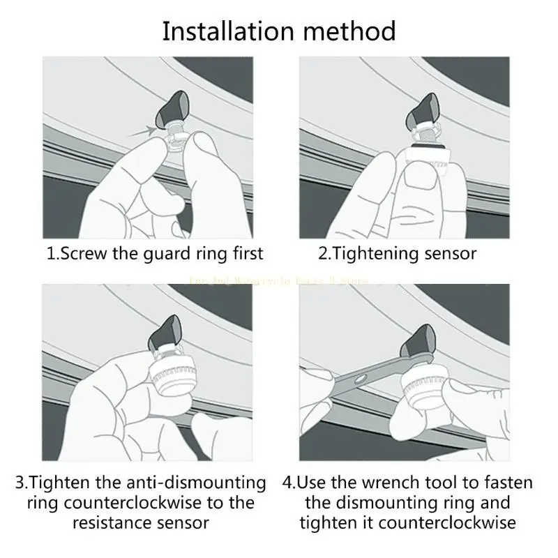 

Car Solar Tire Pressure TPMS Monitoring System Solar Power Digital TPMS Alarm