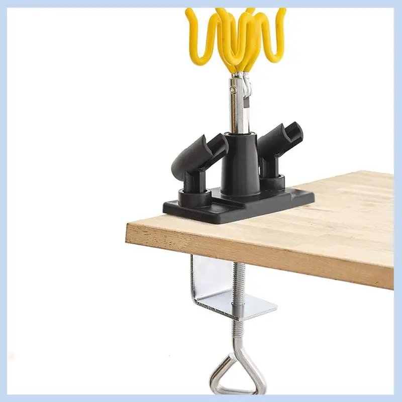 Kit 4 Airbrush Holder Clamp-On Stand Airbrush Holder For Airbrush 360 Degree Swivel Tilt Set