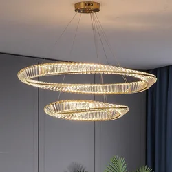 モダンなデザインの豪華なクリスタルLEDシーリングランプ,屋内照明,装飾的なシーリングライト,リビングルーム,ベッドルーム,レストラン,スパイラルデザインに最適です。