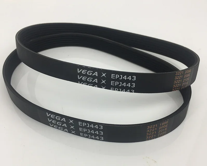 VEGA V-Belt EPJ443 6Ribs 7Ribs Transmission Belt 1PCS Belting Roller Belt