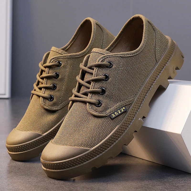

New Men Shoe Casual Shoes Trend Breathable Man Canvas Sneakers for Men Outdoor Wear-resistant Hiking Shoes Zapatos De Hombre2025