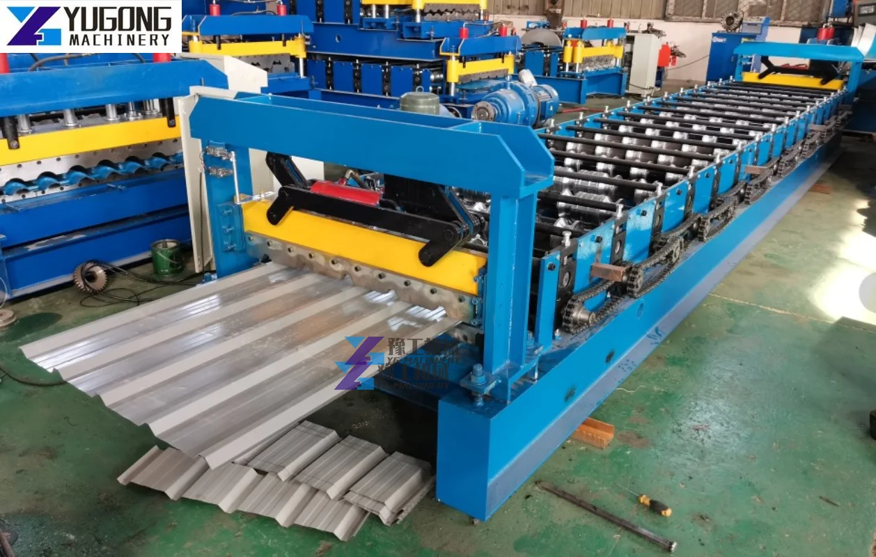 5 Ribs IBR Roofing Panel Roll Forming Machine IBR Roofing Sheet Making Machine Steel Sheet Double Decking Roll Forming Machine