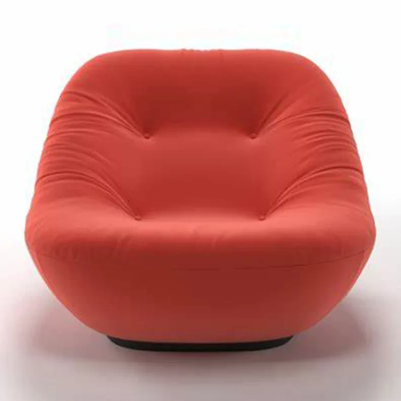 

Single double creative design small apartment curved leisure sofa