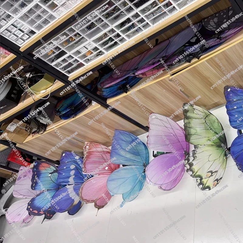 

With LED lights, new version Bionic butterflies,more stable remote control version wedding rings,holiday props,flying toys,gifts