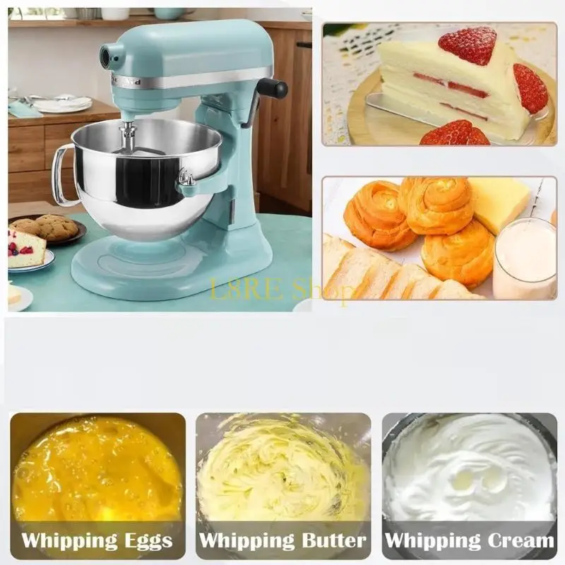 L8RE Kitchen Mixer Accessory Kitchen Appliances Part Mixing Bowl for 6QT Stand Mixers