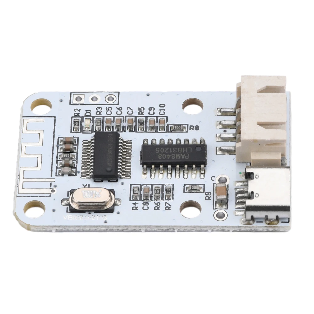 Mini Bluetooth PAM8403 3W*2 Audio Power Amplifier Board Dual Channel High-definition Speaker Power Supply 5V TYPE-C Micro USB