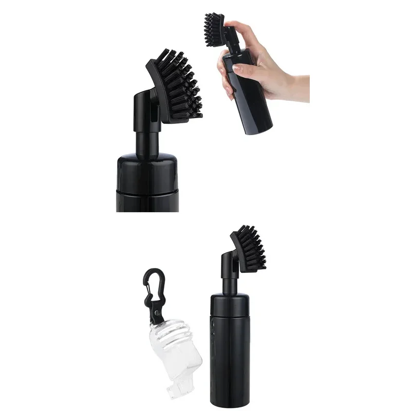 Kit portátil de limpieza de palos de golf con botella de spray a prueba de fugas y cepillo limpiador de ranuras - Juego de herramientas de mantenimiento de golf