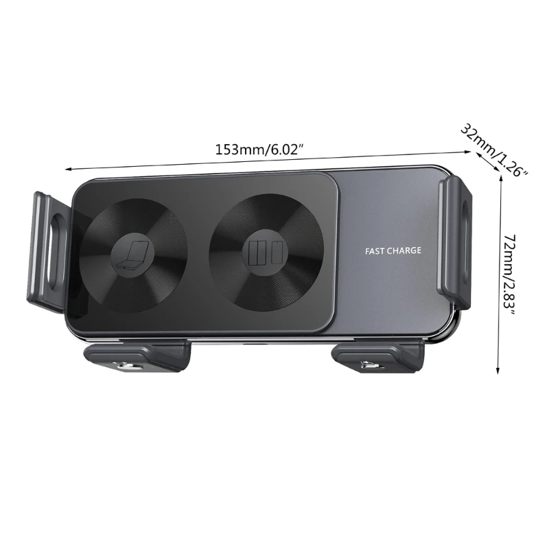 15W Car Wireless For Z Fold 2 3 4 Automatic Car Mount Holder