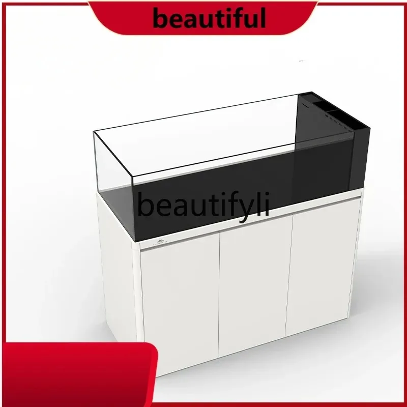 Shaped water goldfish tank rounded corner aquarium  H
