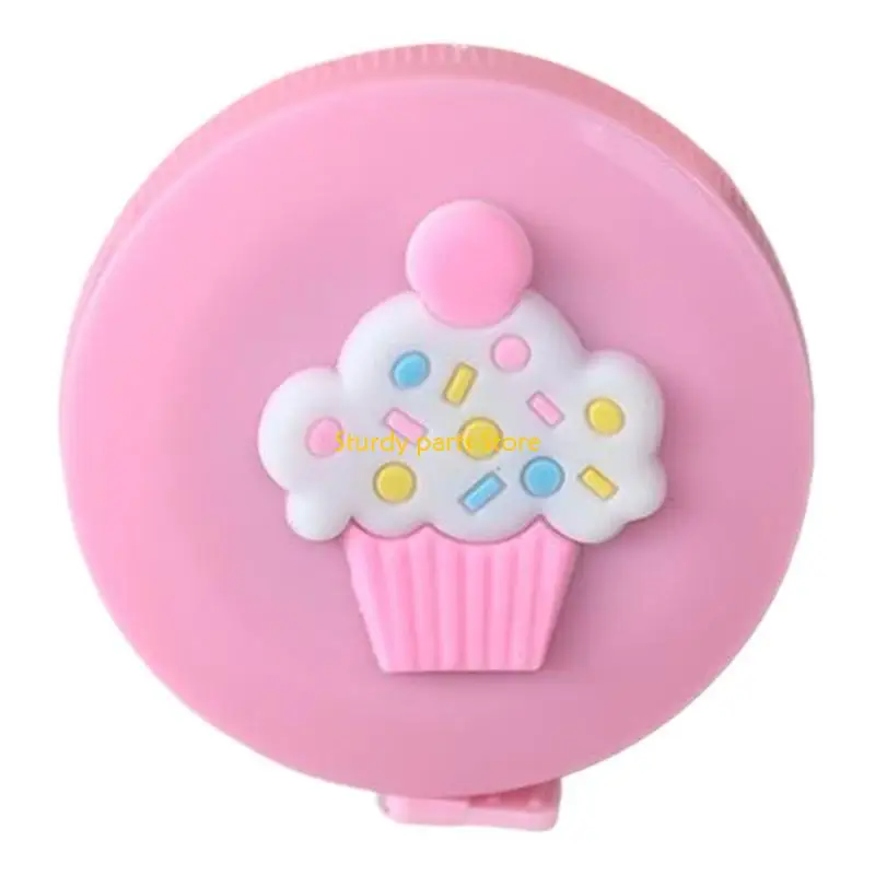 97QC Portable 150cm Circular Retractable Tape Measure Dengan Adorables untuk Siswa, Rumah Tangga, Profesional