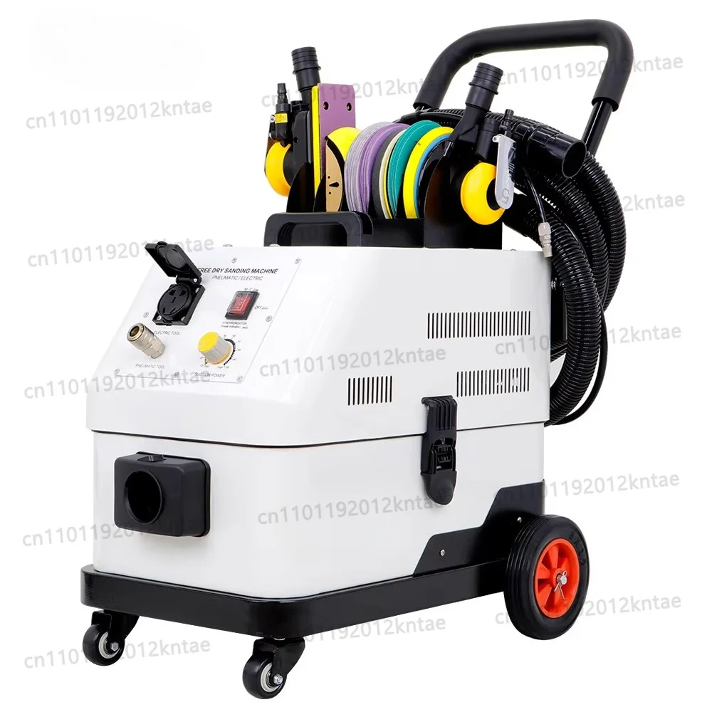 Industrial Pneumatic Car Repair Dust-Free Sanding Machine with Adjustable Speed and Strong Suction