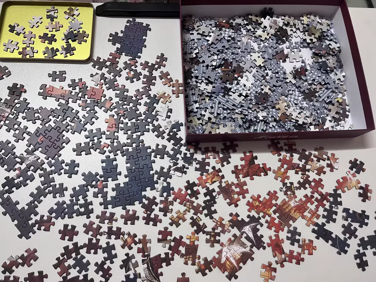 1000 pezzi di benedizione ufficiale celeste puzzle Xie Lian Hua Cheng assemblaggio puzzle figura scrivania decorazione ornamento collezione regalo