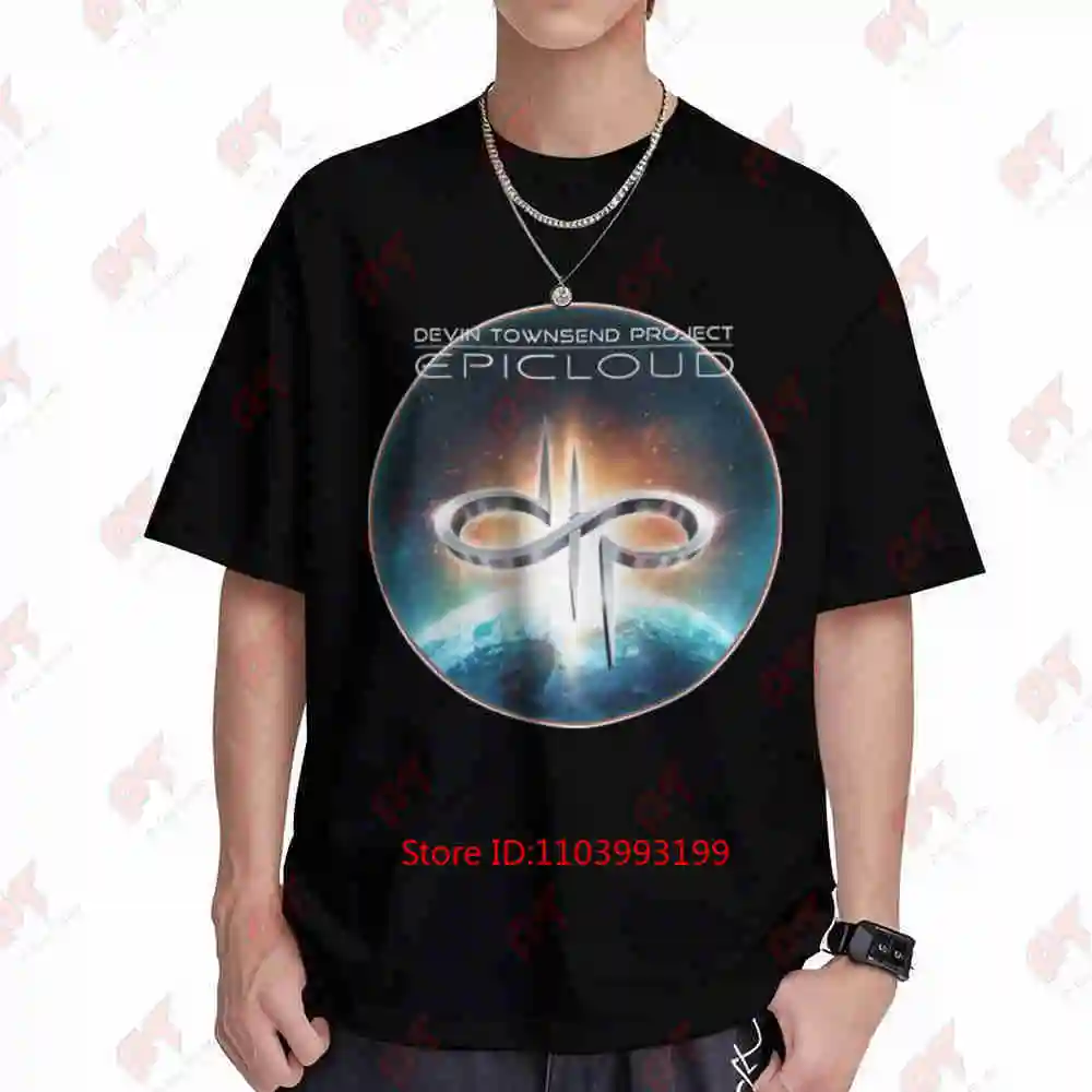 Devin Townsend Project Epicloud Short Sleeve Tee 100% Cotton T-Shirt