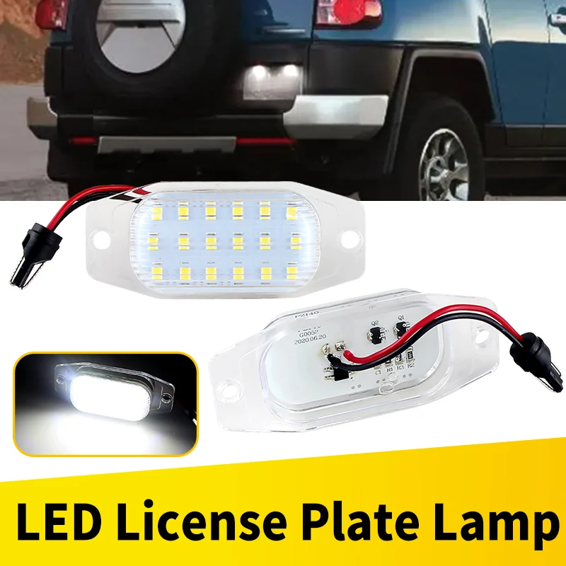 

2 шт. светодиодная лампа освещения номерного знака для Toyota FJ Cruiser XJ10 GSJ15 2007-2014 Toyota Land Cruiser FJ80 1991-1997 81271-24010