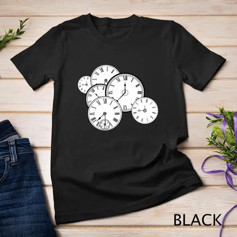 Retro Clock Unisex T shirt