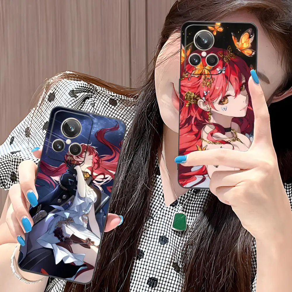 

Чехол для телефона Honkai Star Rail Himeko для Realme GT 8 Neo Pro C75 73 71 C67 65 C55 53 C35 31 C20 15 Красочный чехол с принтом