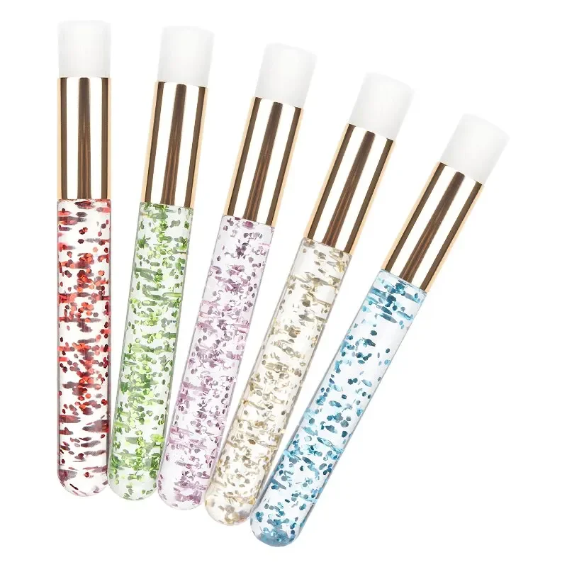Brosses de nettoyage en gros, peigne à cils, nez, points noirs, outils de maquillage, brosses de nettoyage de cils en cristal pour Extensions de cils