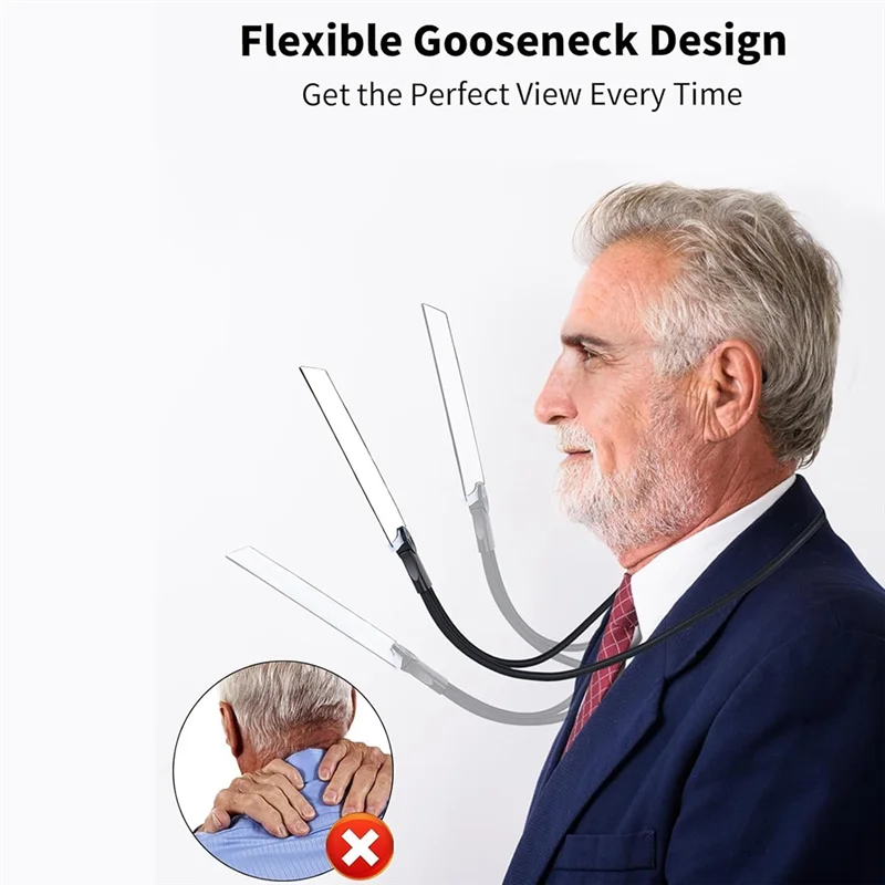 

Dependable-Hands Free Magnifying Glass For Reading, 5X Reading Page Magnifier For Books Sewing Repair For Low Vision Elderly