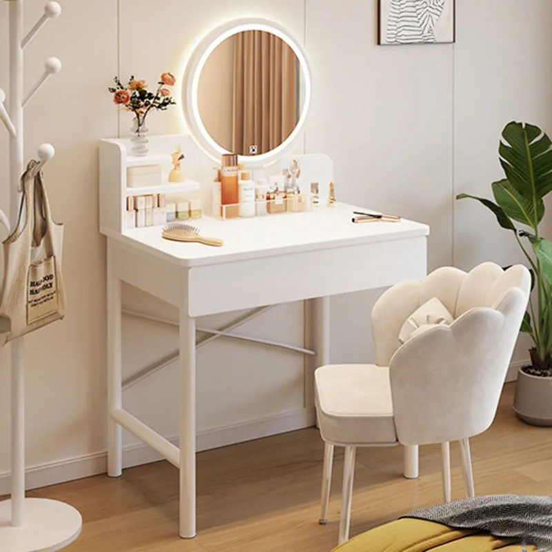

Women Luxury Dressing Table Tall Girl Cosmetics Organizer Mobile Cabinet Drawers Vanity Table Storage Vestidores Home Furniture