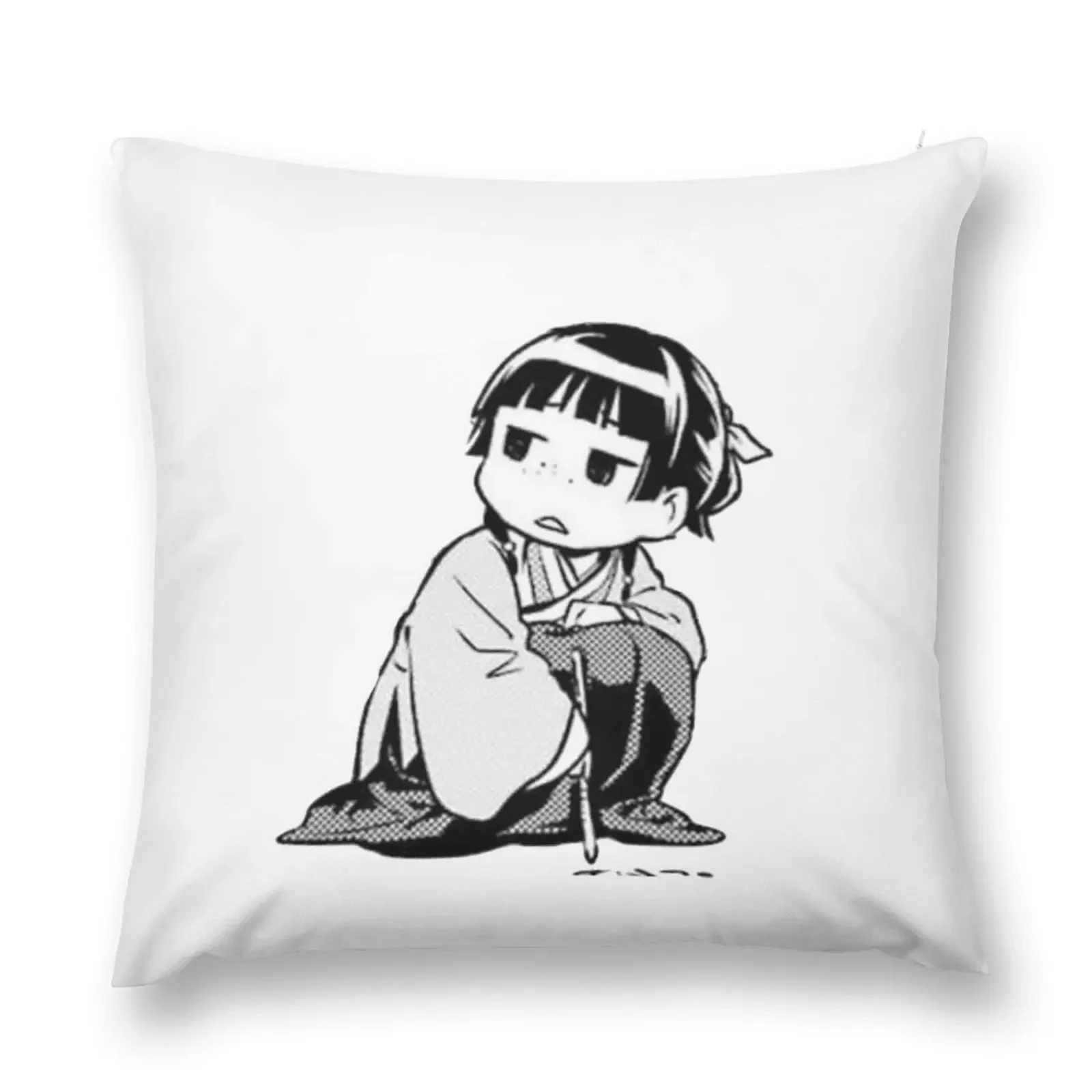 

Side eye Maomao The Apothecary Diaries Throw Pillow anime girl New year pillow