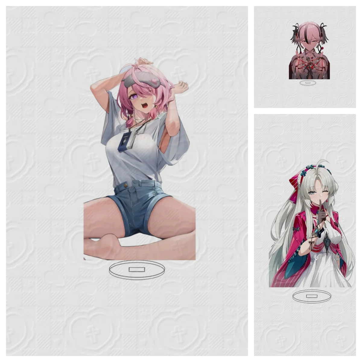 

15CM Charm Anime Wuthering Waves Acrylic Stand Ornaments Rumi Zoey Mira Decorations cosplay Accessories Christmas Gifts