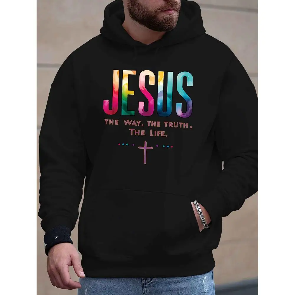 

Мужская толстовка с капюшоном свободного кроя 270 г — забавный графический принт, толстовки на шнурке для повседневной повседневной носки, рождественский длинный рукав