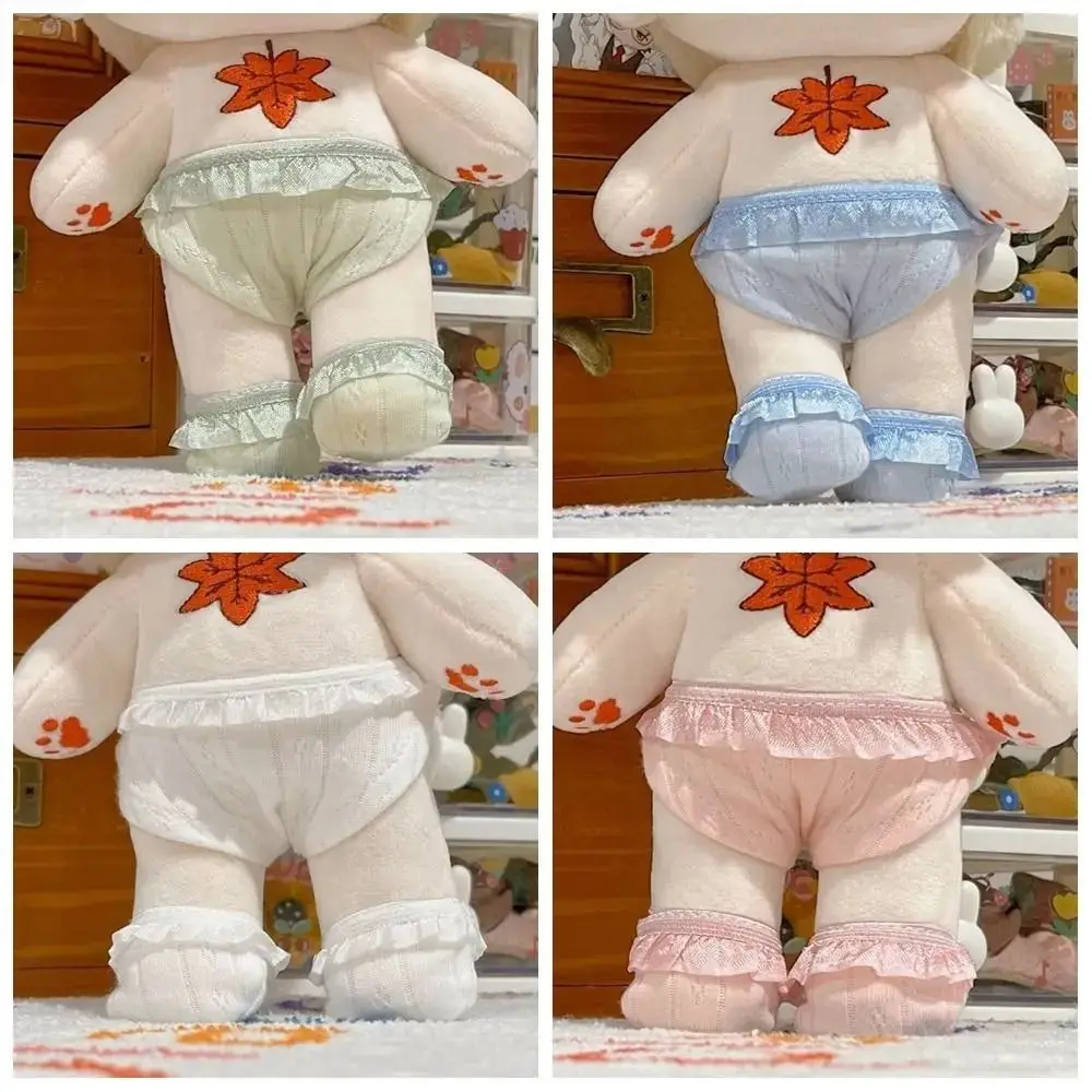 Fashion Doll Clothes Panties Lace Underwear Socks 20cm Cotton Plush Doll Underpant Knickers Clothing Accessories