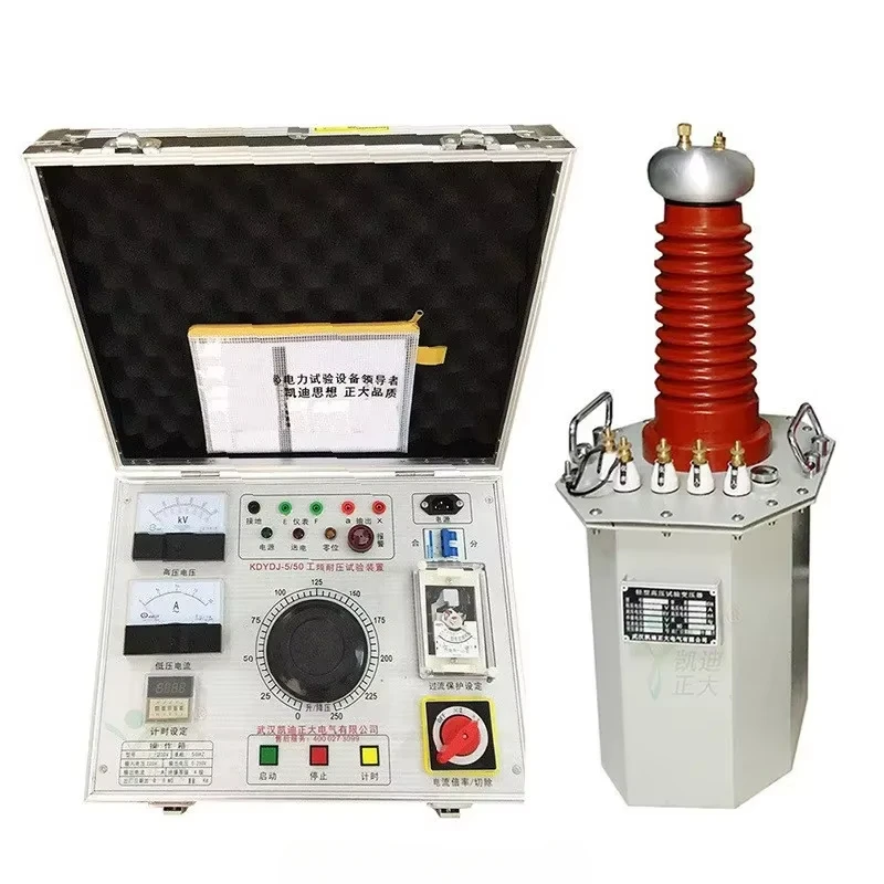 ac dc hi pot high voltage test transformer ac dc hipot tester dielectric voltage withstand test ac high voltage test set