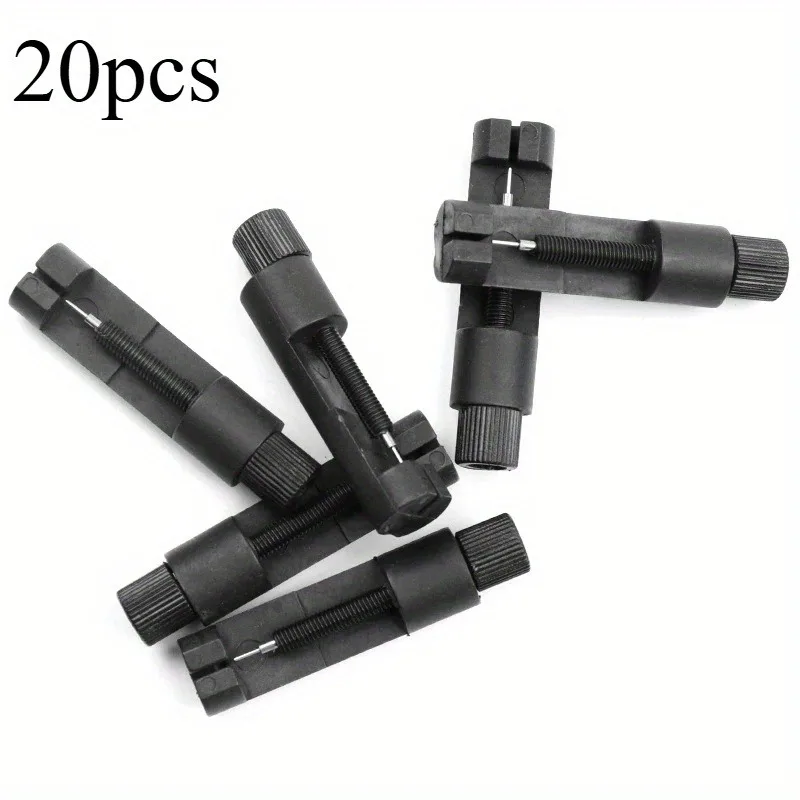 20 peças de plástico pulseira de relógio link ajustar alça de fenda pulseira removedor de corrente ajustador kit de ferramentas de reparo