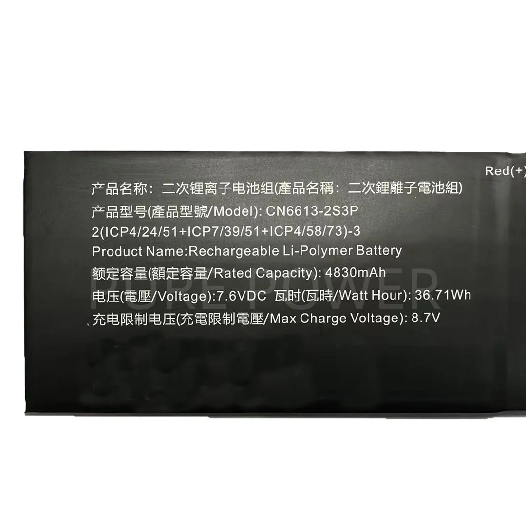 New Laptop Battery CN6613-2S3P 7.6V 36.71WH 4830mAh High Quality Durable For Avita NS13A2 NS14A2 NS14A6 NS14A8 NS14A9