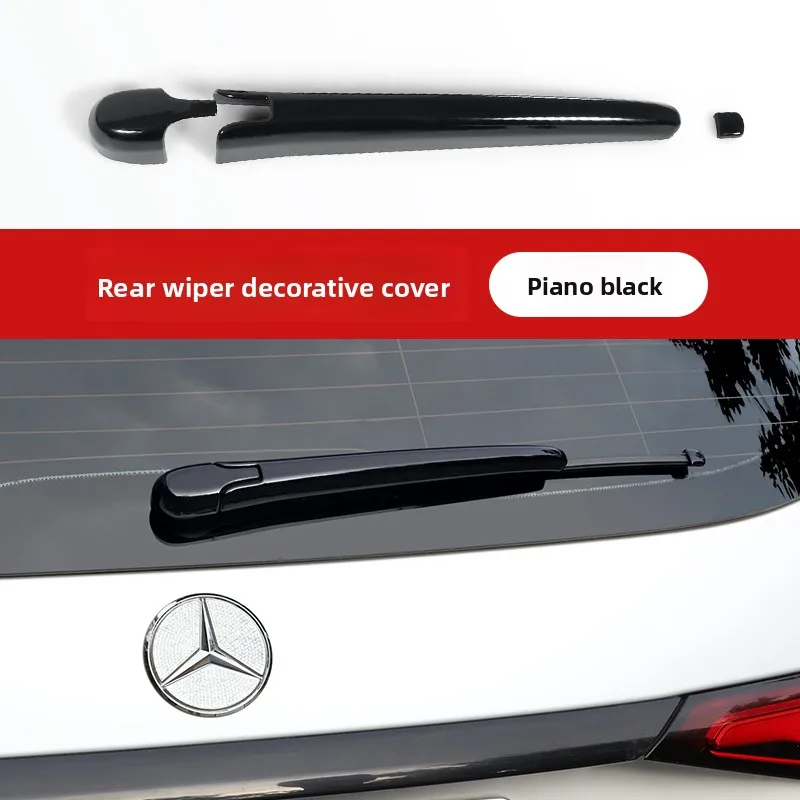 Suitable for Mercedes-Benz Rear Glass Wiper Body Decoration Cover GLE GLB GLS GLA GLC260L EQA EQB Modification Sticker