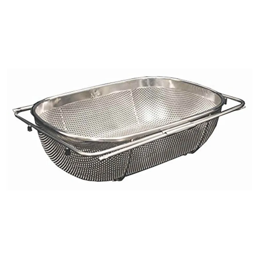

Over The Sink Extendable Colander Strainer Stainless Steel WHNEXC01